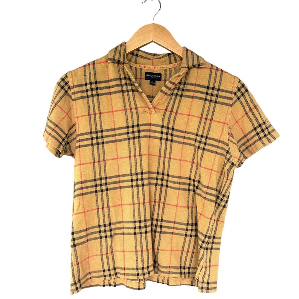 Burberry Golf Women’s Collared Shirt Size Medium 100% Cotton